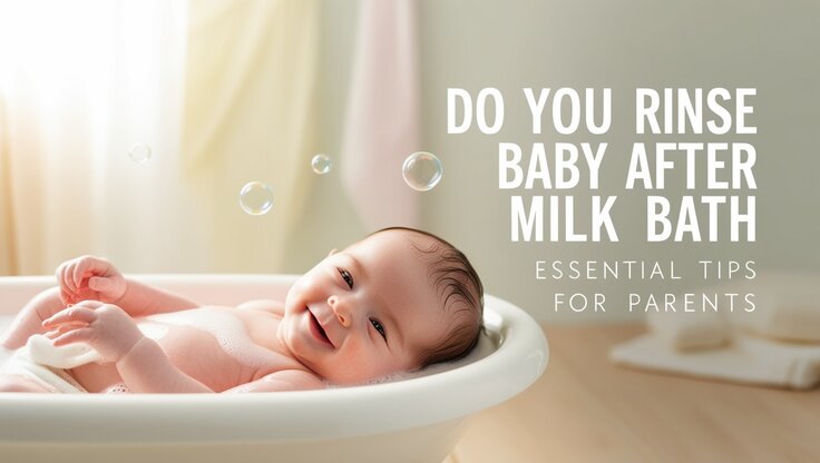 do you rinse baby after milk bath | Baby World