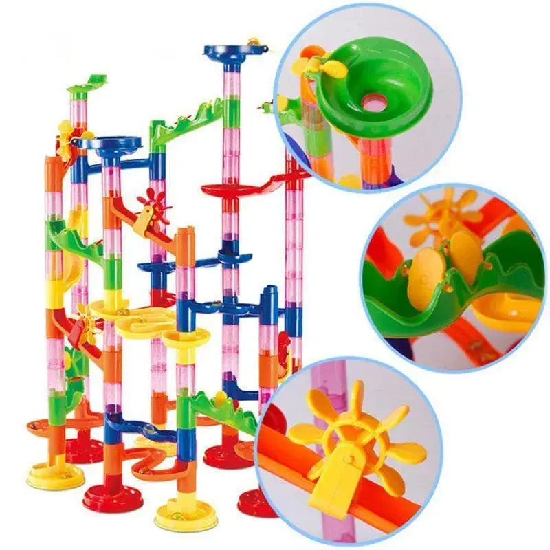 109pcs Marble Run Race Track Building Blocks Set for children - Baby World