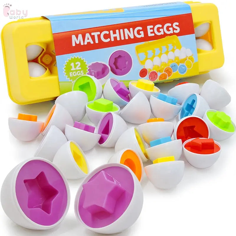 Baby Educational Smart Egg Shape Matching Sorters Toys Baby World