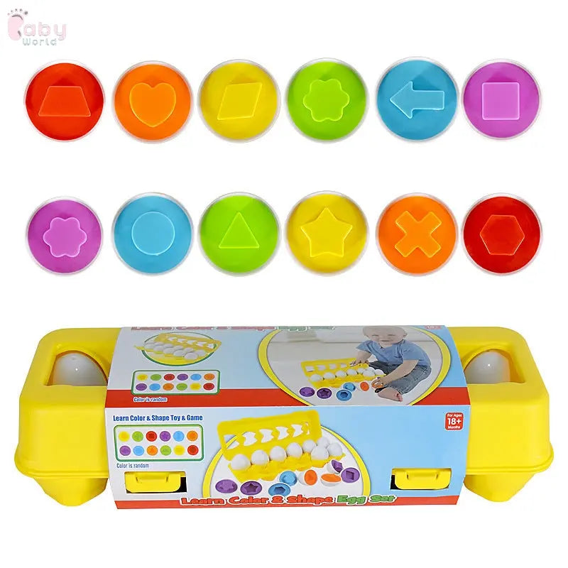 Baby Educational Smart Egg Shape Matching Sorters Toys Baby World