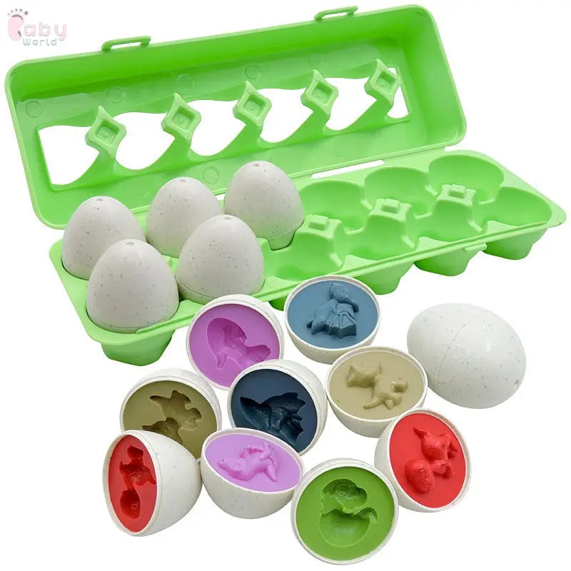 Baby Educational Smart Egg Shape Matching Sorters Toys Baby World