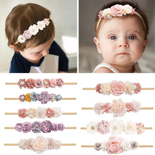 Baby Girl Floral Elastic Hair Band | Baby World
