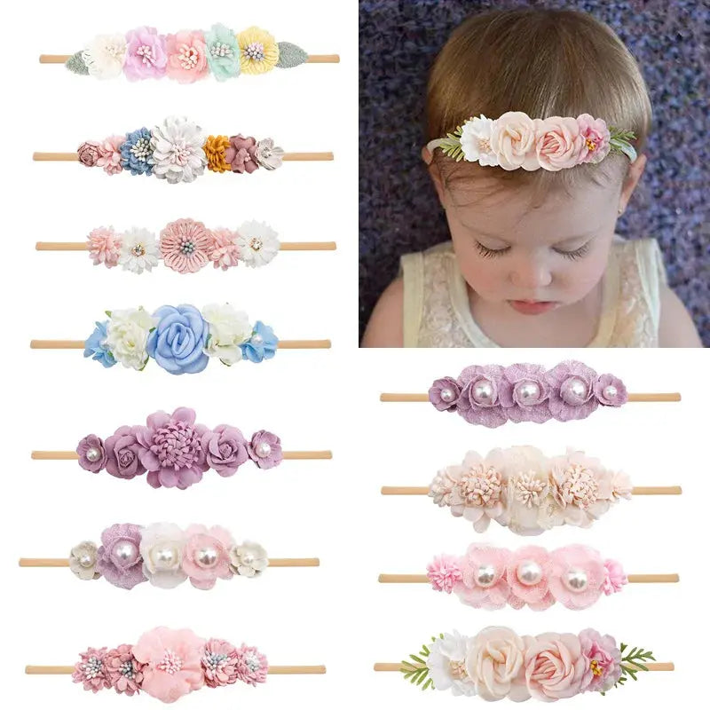 Baby Girl Floral Elastic Hair Band | Baby World