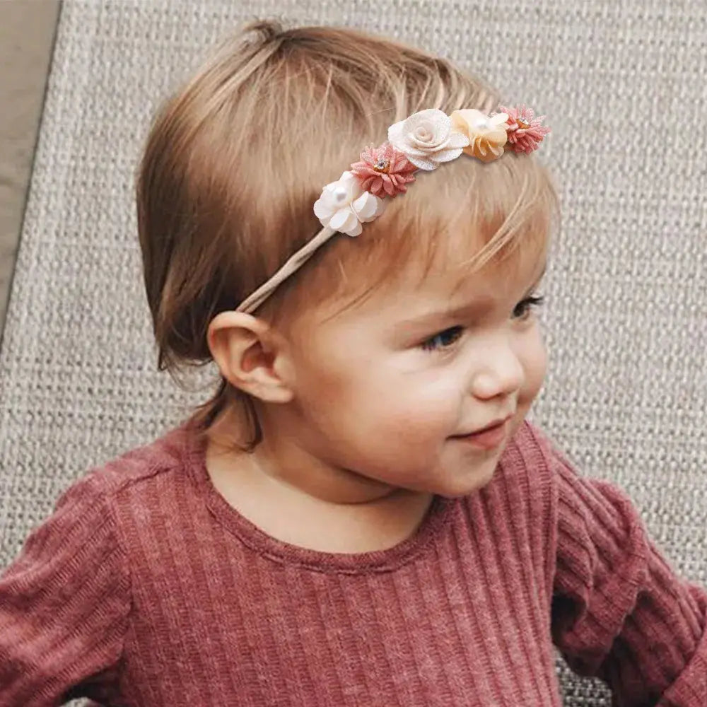 Baby Girl Floral Elastic Hair Band | Baby World