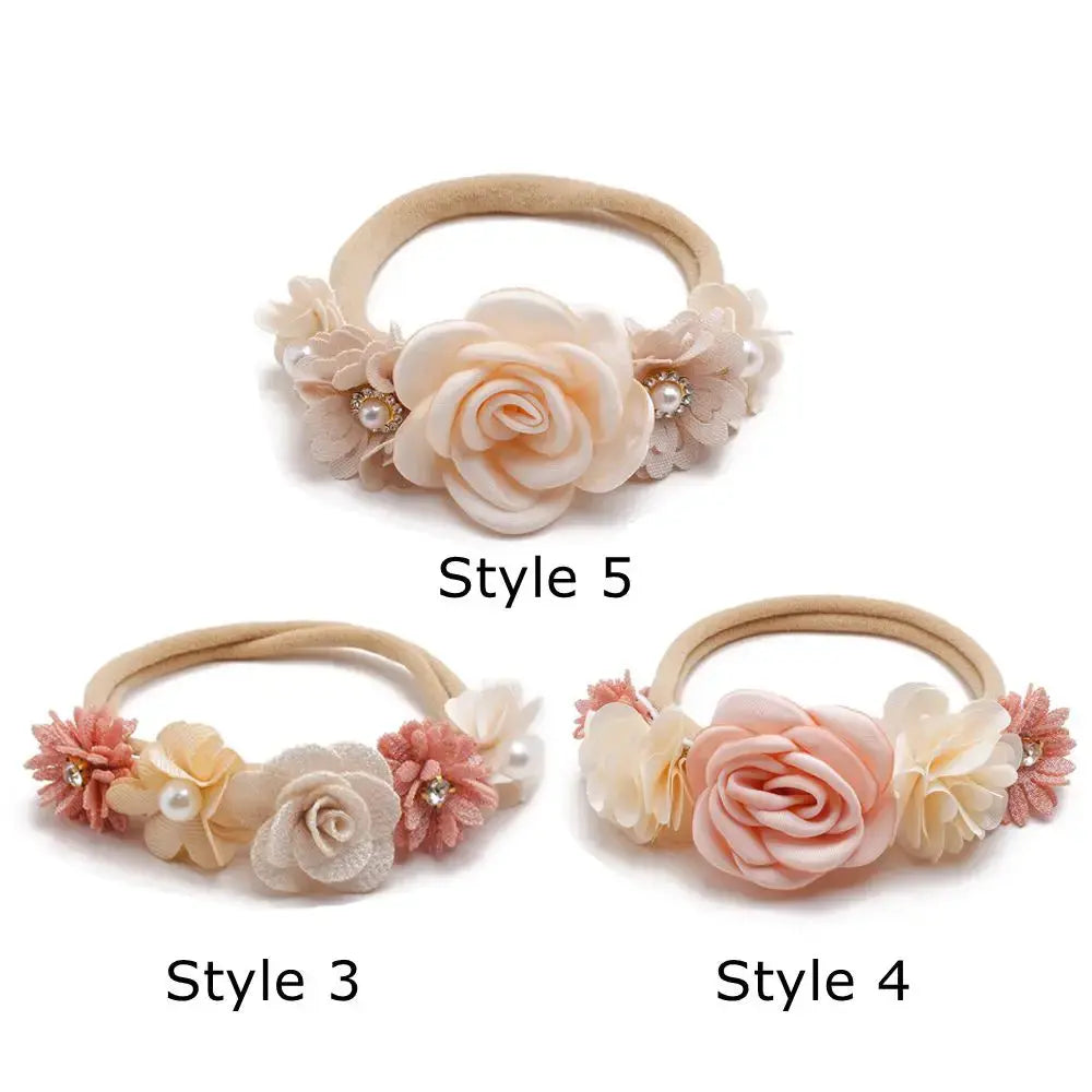 Baby Girl Floral Elastic Hair Band | Baby World