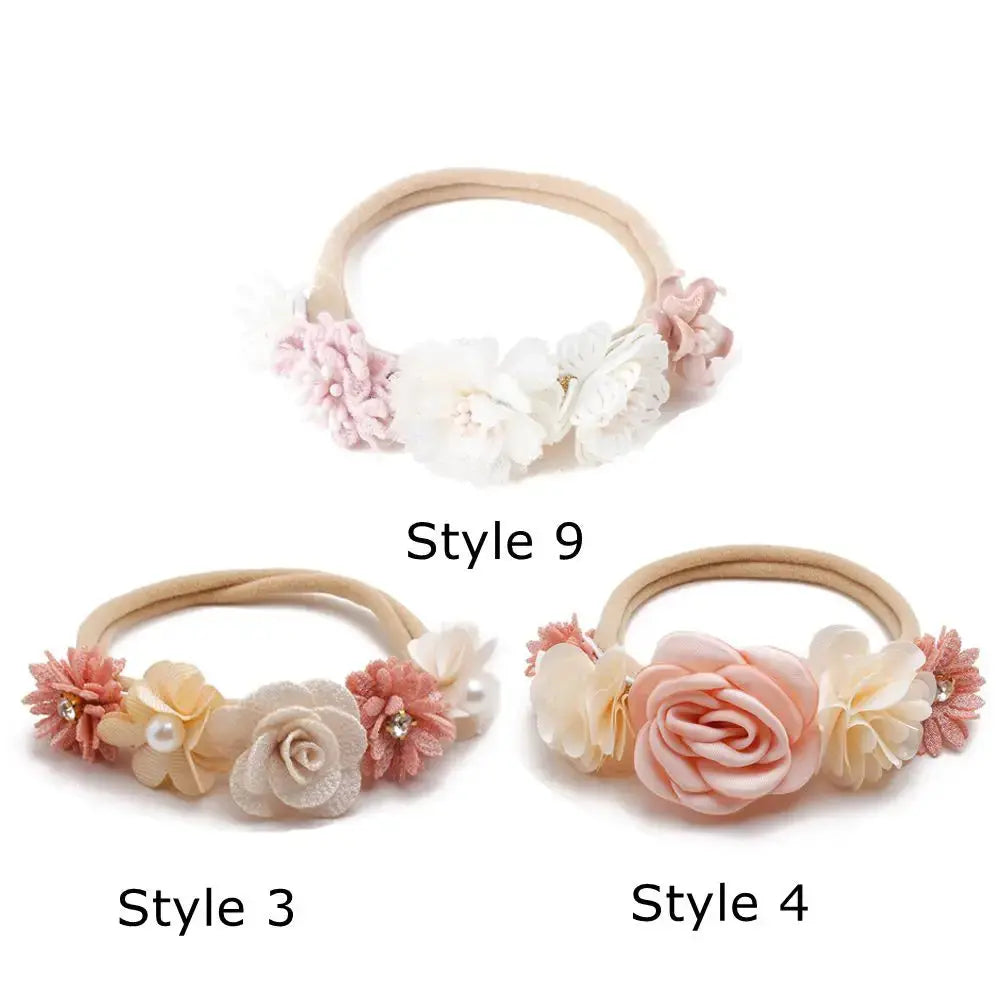 Baby Girl Floral Elastic Hair Band | Baby World