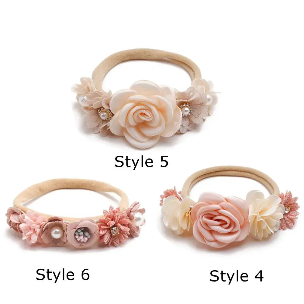 Baby Girl Floral Elastic Hair Band | Baby World
