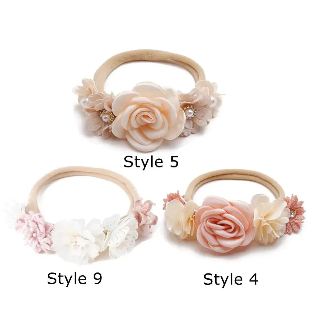Baby Girl Floral Elastic Hair Band | Baby World