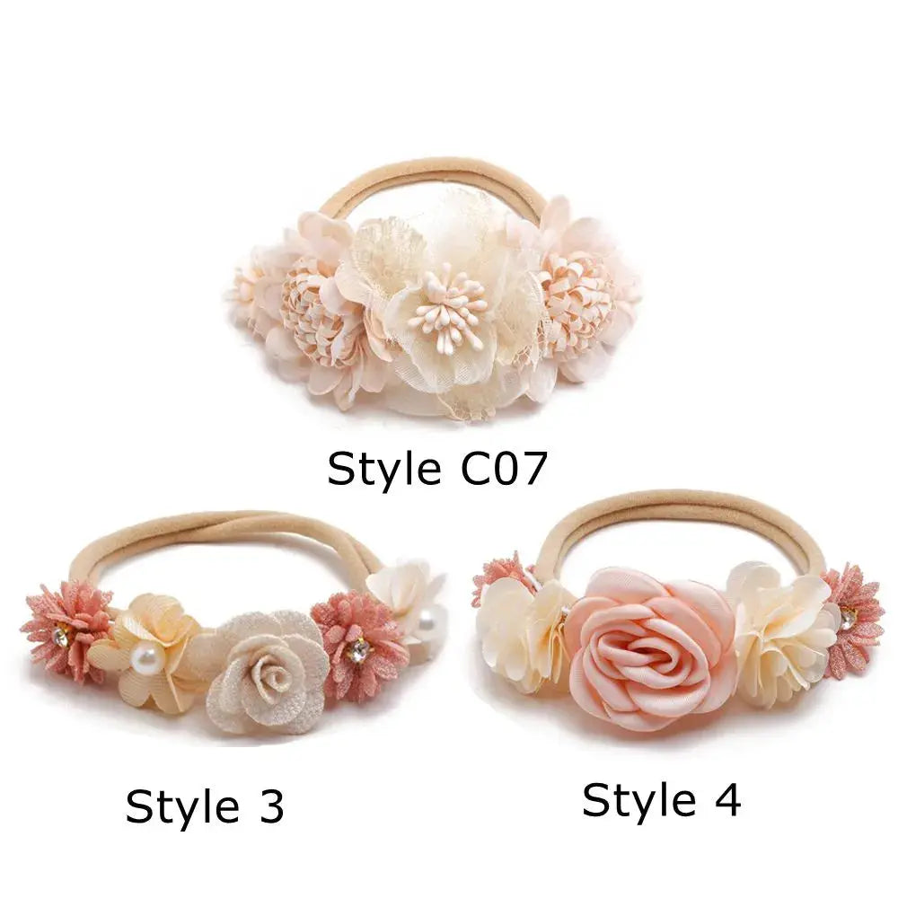 Baby Girl Floral Elastic Hair Band | Baby World
