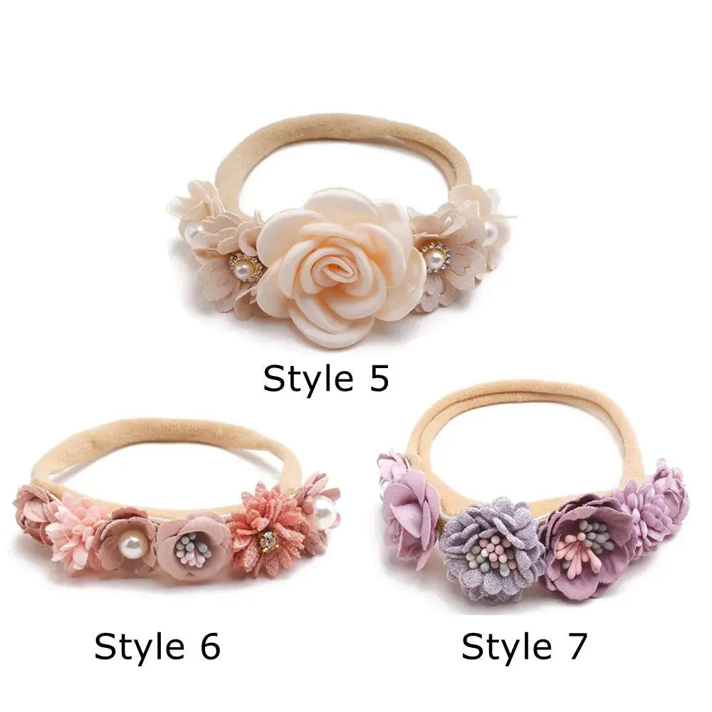 Baby Girl Floral Elastic Hair Band | Baby World