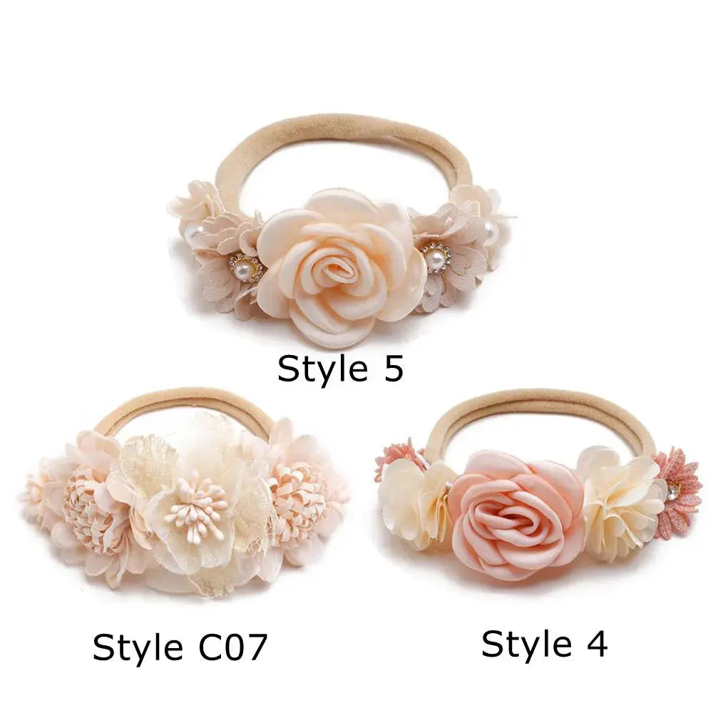 Baby Girl Floral Elastic Hair Band | Baby World