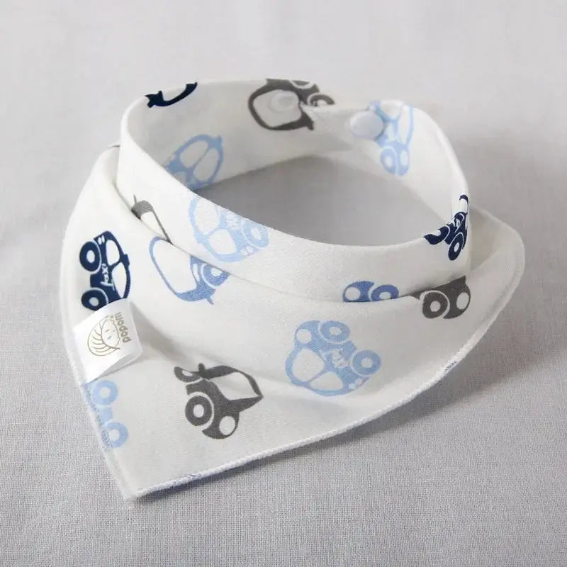 Triangle Baby Cotton Bibs | See Baby