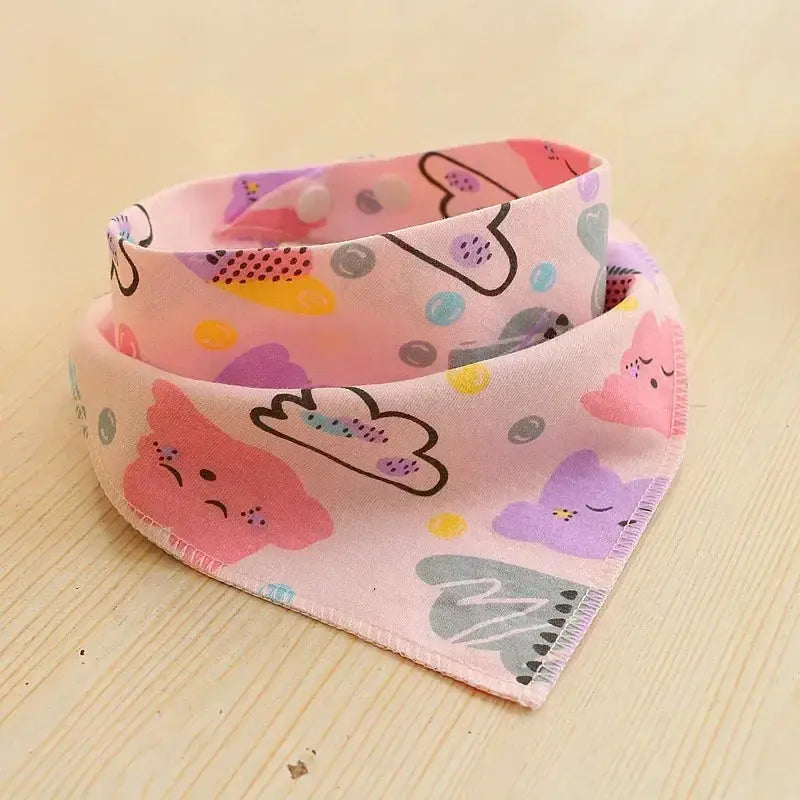 Triangle Baby Cotton Bibs | See Baby