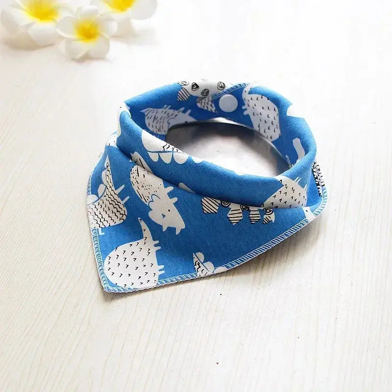 Triangle Baby Cotton Bibs | See Baby