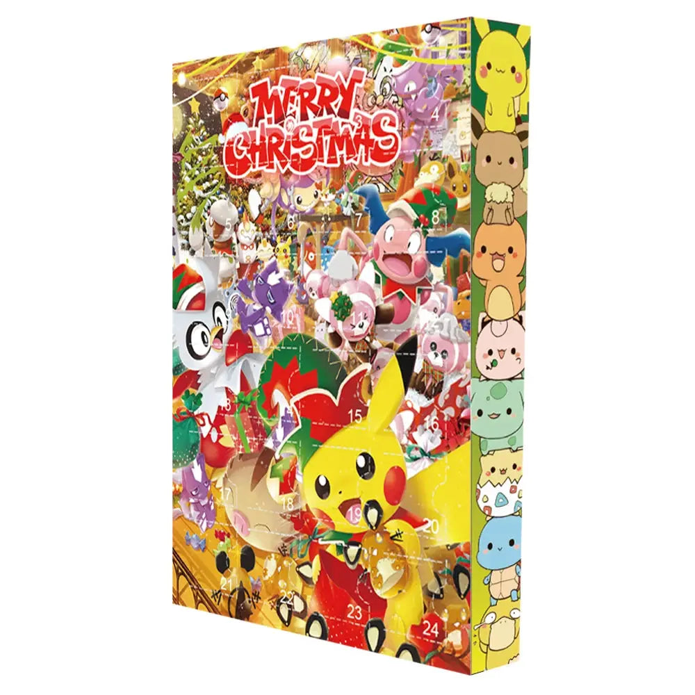 Pokemon Christmas Advent Calendar 24Pcs/Box Pikachu Figure For Kid Box Gift Juguetes Surprise Toy For Children 2024 Navidad Gift - Baby World