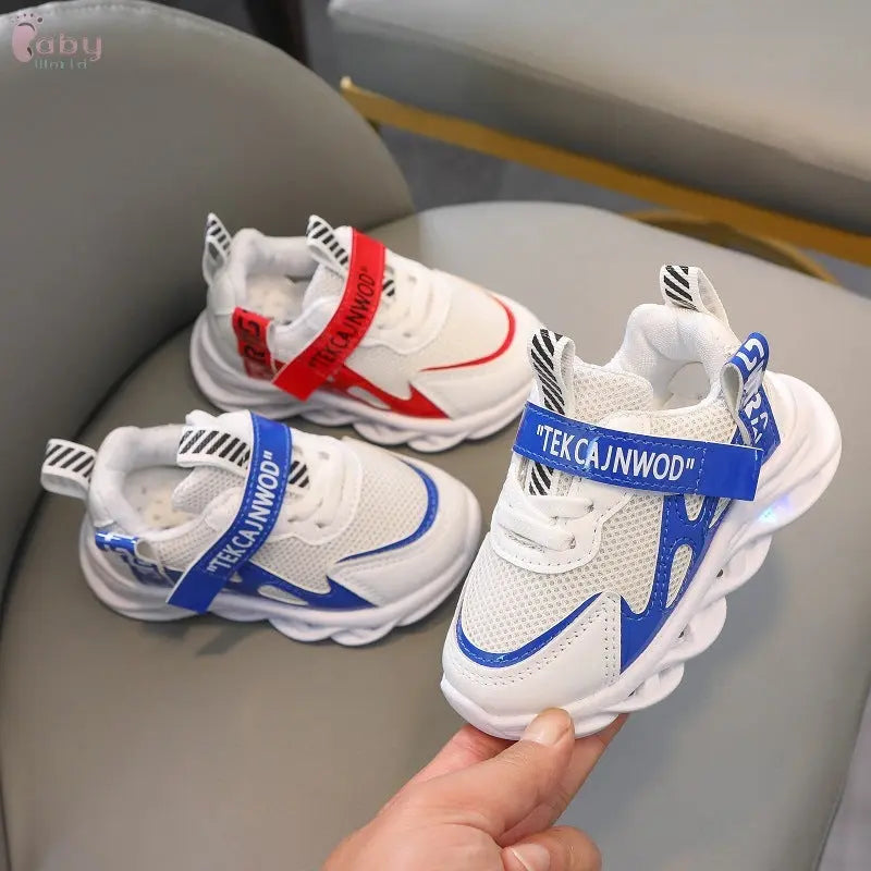 Breathable Kids Luminous Shoes Casual Sports Shoes Baby World