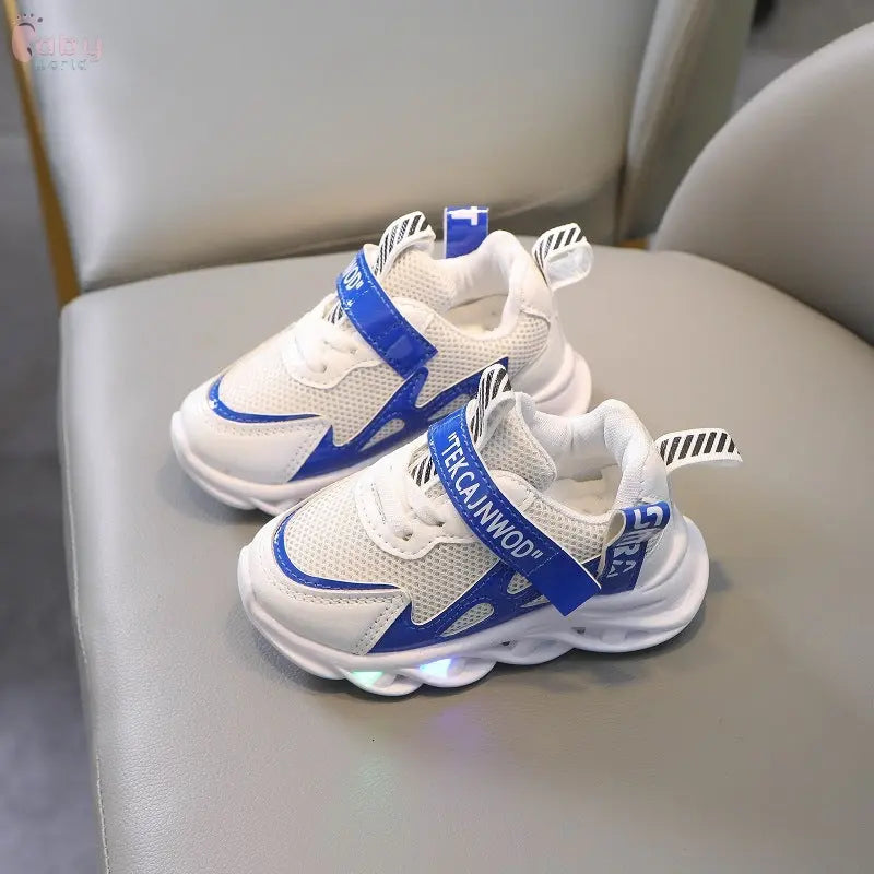 Breathable Kids Luminous Shoes Casual Sports Shoes Baby World