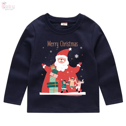 Children's Fashion Sweater Bottoming Christmas Shirt Baby World