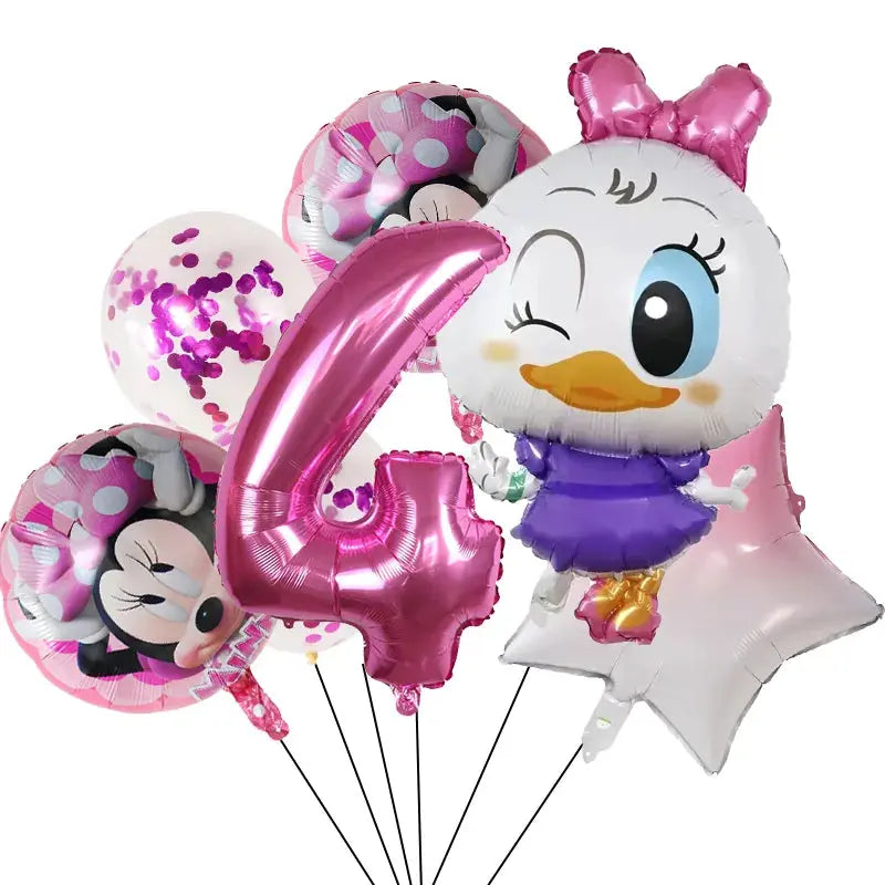 Children's Theme Mouse Daisy Donald Duck Mickey Mouse Balloon Birthday Party Decoration Baby Bath Products Balloon - Baby World