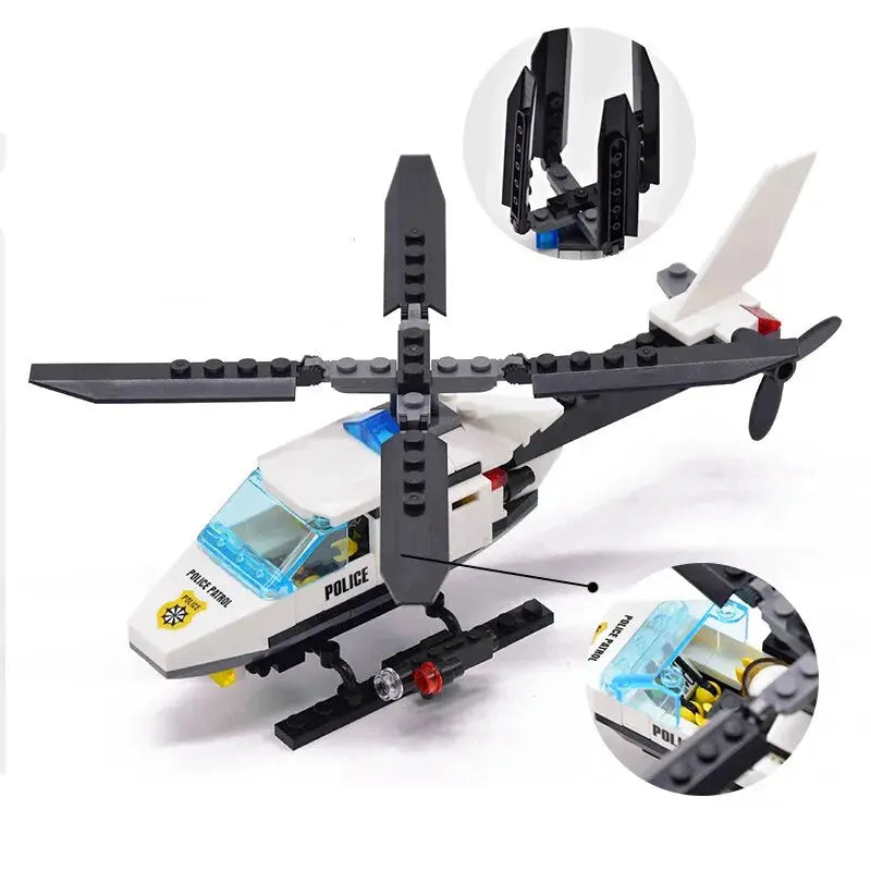 City Police Patrol Car Model Figure Blocks Educational Construction Lego Toys For Children Gift - Baby World