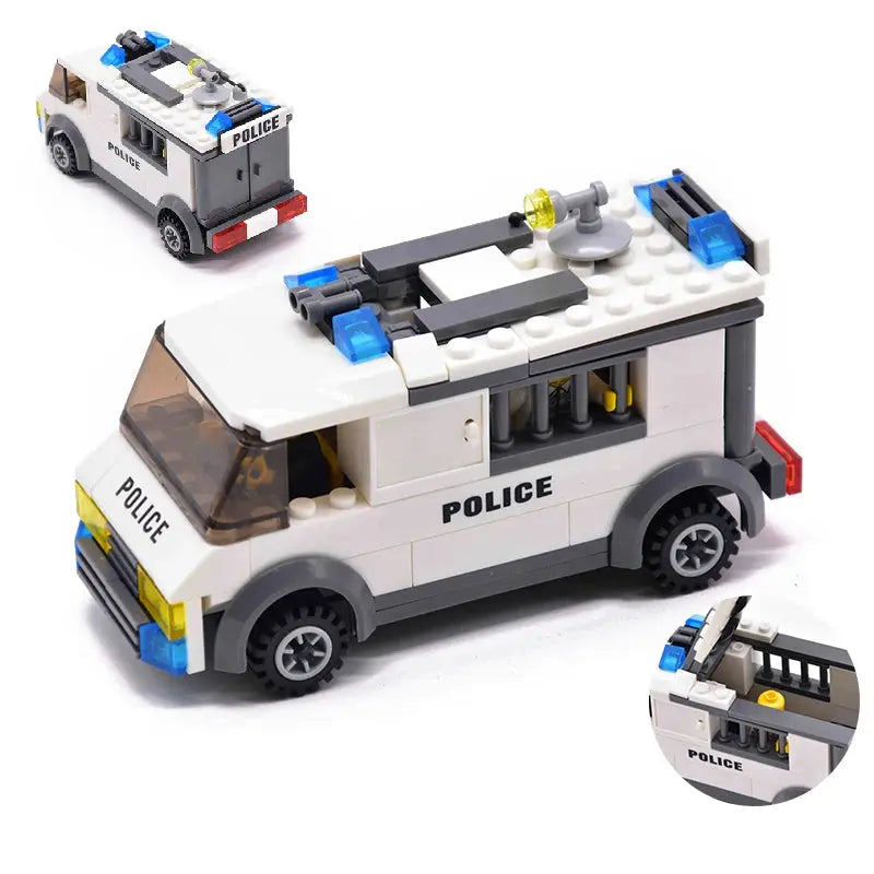 City Police Patrol Car Model Figure Blocks Educational Construction Lego Toys For Children Gift - Baby World