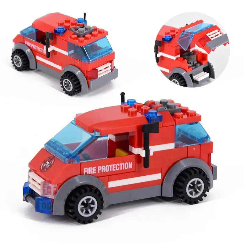 City Police Patrol Car Model Figure Blocks Educational Construction Lego Toys For Children Gift - Baby World