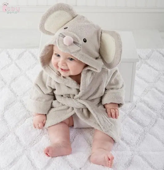 Cute Cartoon Animal Modeling Baby Bathrobes Baby World