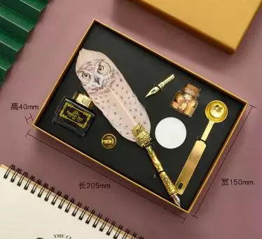 Harry Potter Owl Quill Box Quill Set Vinyl Action Figure Toys For Children Gift - Baby World