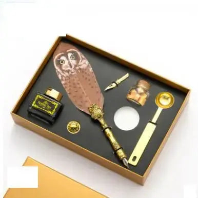 Harry Potter Owl Quill Box Quill Set Vinyl Action Figure Toys For Children Gift - Baby World