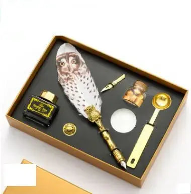 Harry Potter Owl Quill Box Quill Set Vinyl Action Figure Toys For Children Gift - Baby World