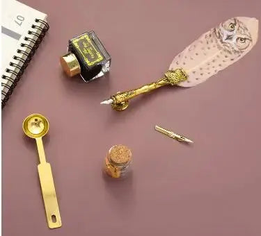 Harry Potter Owl Quill Box Quill Set Vinyl Action Figure Toys For Children Gift - Baby World