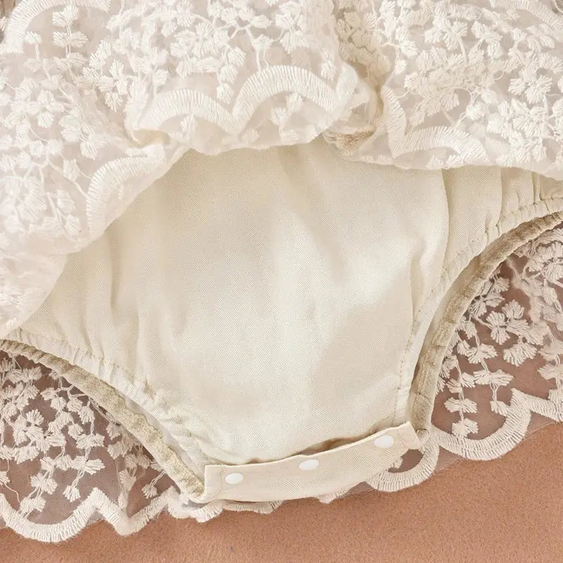 Lioraitiin Baby Girls Lace Ruffle Dress Long Sleeve - Baby World