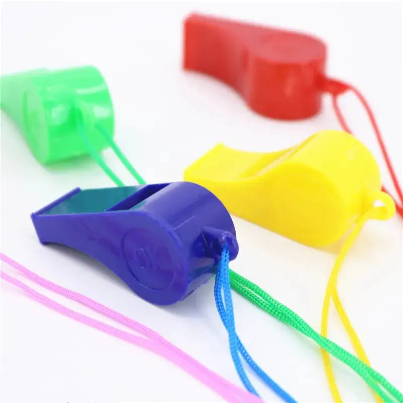 Mini Whistle With Rope Children Kids Sports Football Soccer Rugby Cheerleading Fans Cheer Whistles Birthday Party Gifts Favors - Baby World