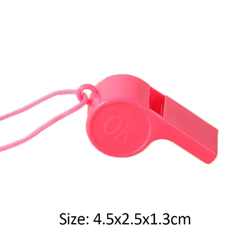 Mini Whistle With Rope Children Kids Sports Football Soccer Rugby Cheerleading Fans Cheer Whistles Birthday Party Gifts Favors - Baby World