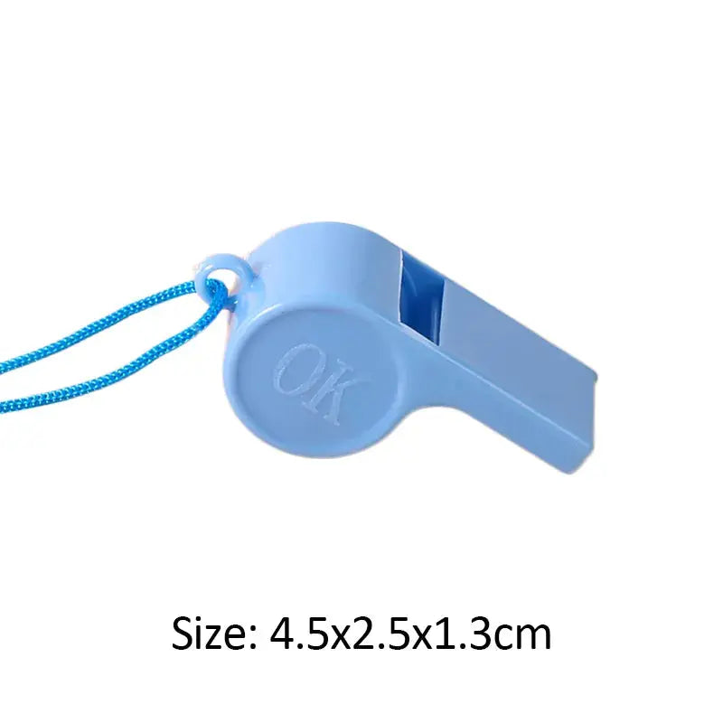 Mini Whistle With Rope Children Kids Sports Football Soccer Rugby Cheerleading Fans Cheer Whistles Birthday Party Gifts Favors - Baby World