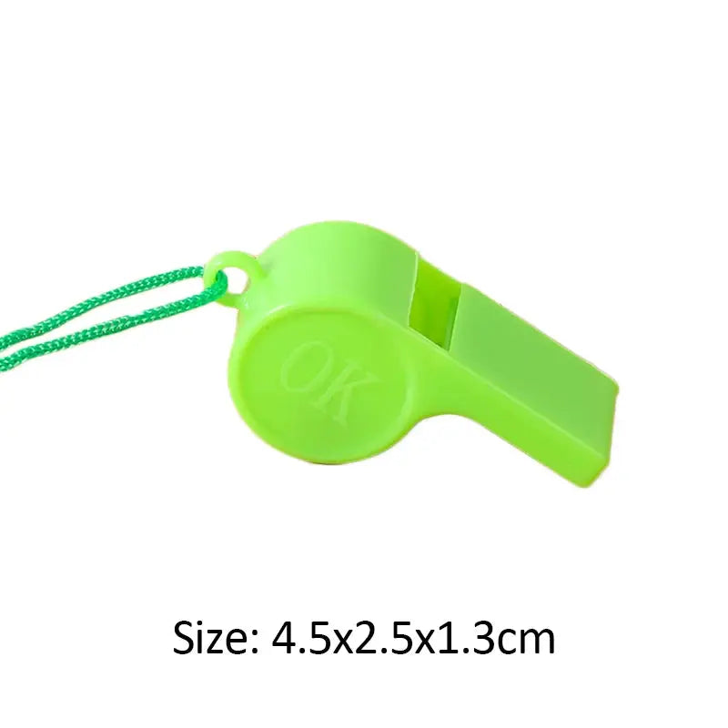 Mini Whistle With Rope Children Kids Sports Football Soccer Rugby Cheerleading Fans Cheer Whistles Birthday Party Gifts Favors - Baby World