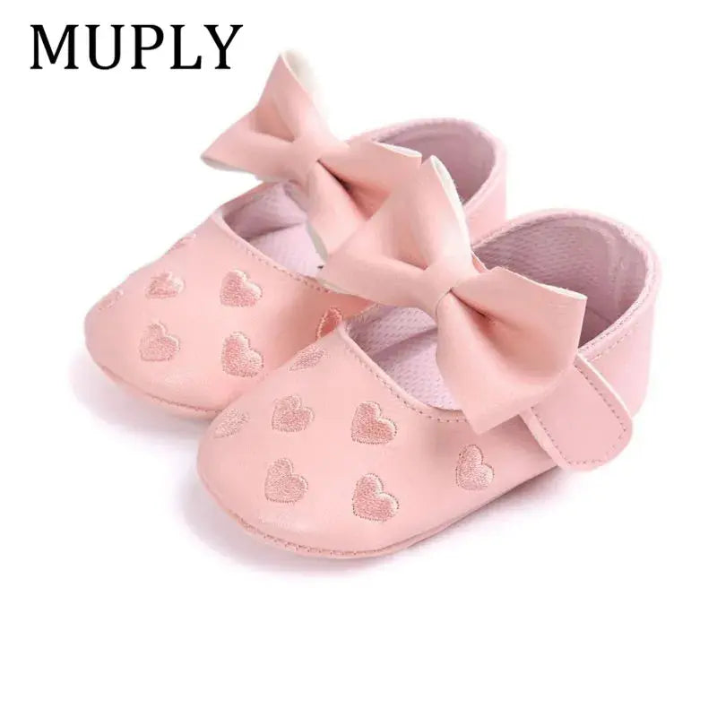Moccasins Moccs Bow Fringe Soft Soled Non-slip Shoes - Baby World