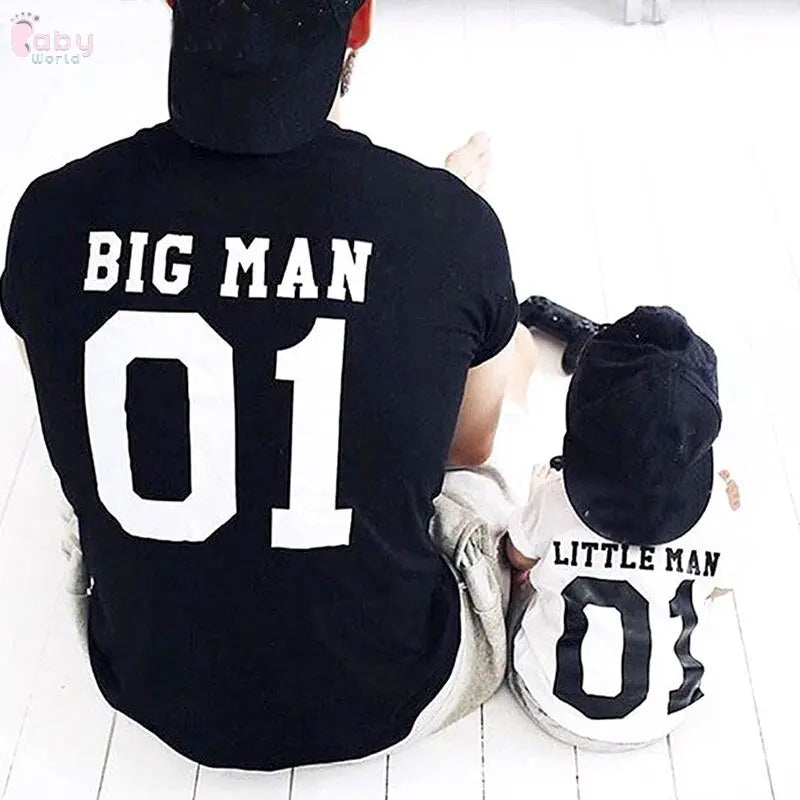 Parent-child cotton T-shirt Baby World