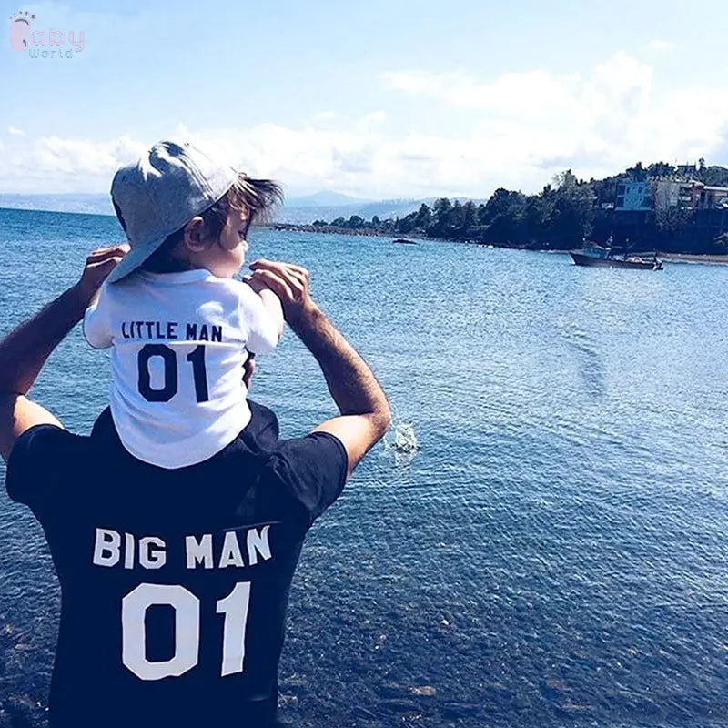 Parent-child cotton T-shirt Baby World