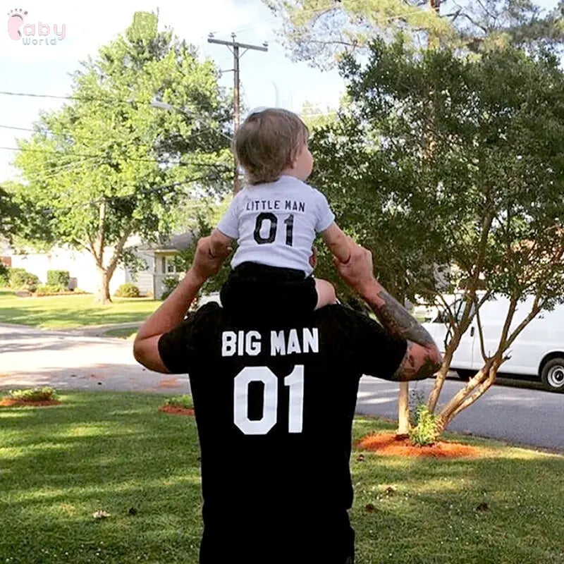 Parent-child cotton T-shirt Baby World