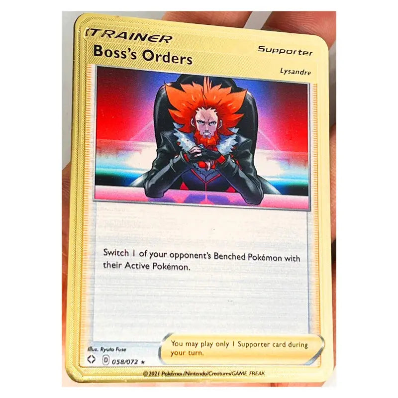 Pokemon 27 Styles New GX MEGA Gold Metal Card Super Game Collection Anime Cards Toys for Children Gift - Baby World