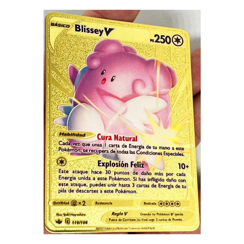 Pokemon 27 Styles New GX MEGA Gold Metal Card Super Game Collection Anime Cards Toys for Children Gift - Baby World