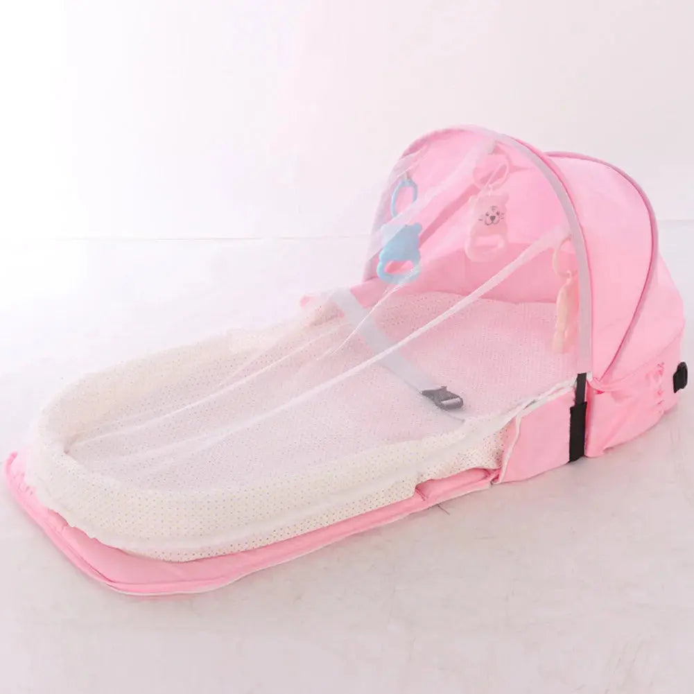 Portable Baby Travel Crib with Mosquito Net Baby World