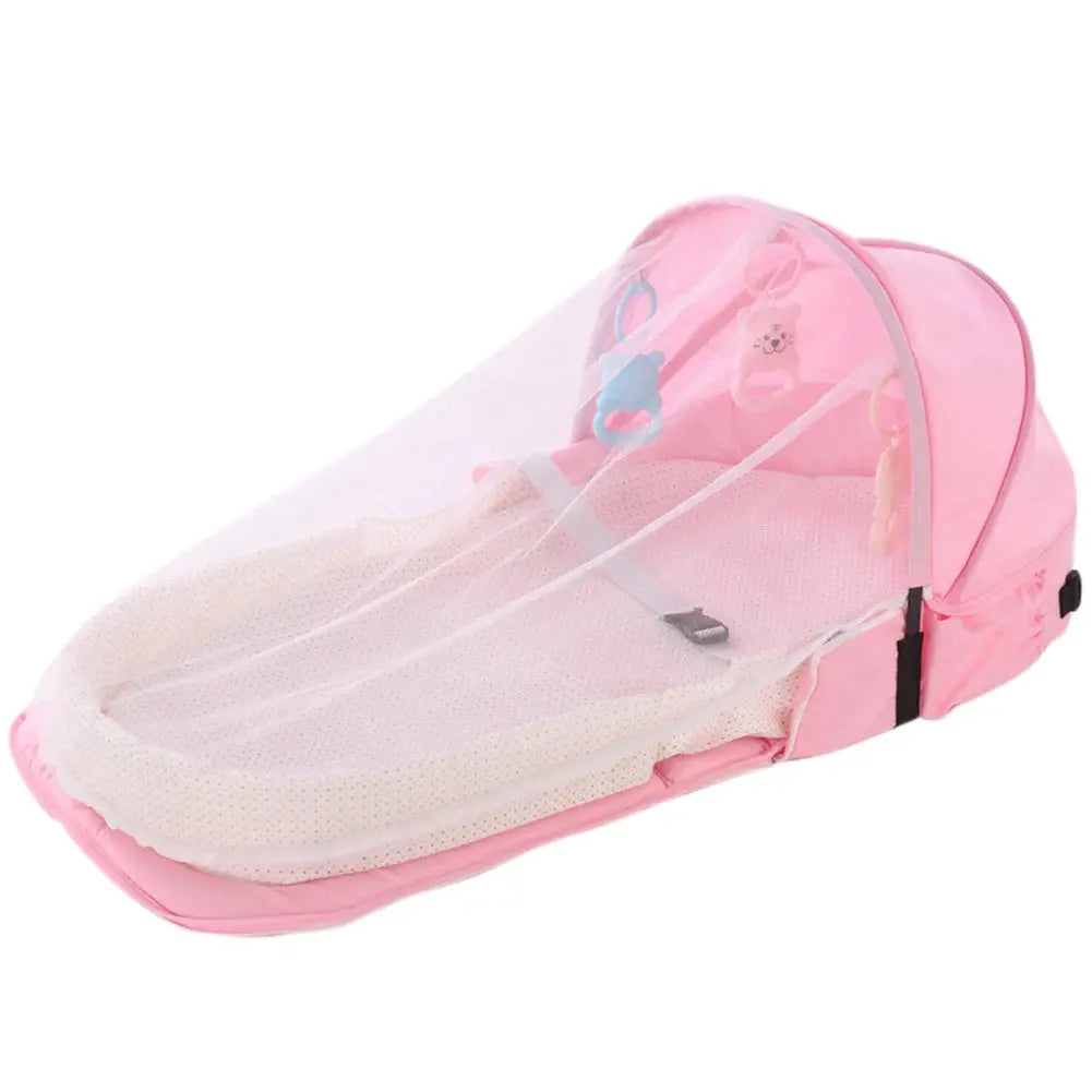 Portable Baby Travel Crib with Mosquito Net Baby World