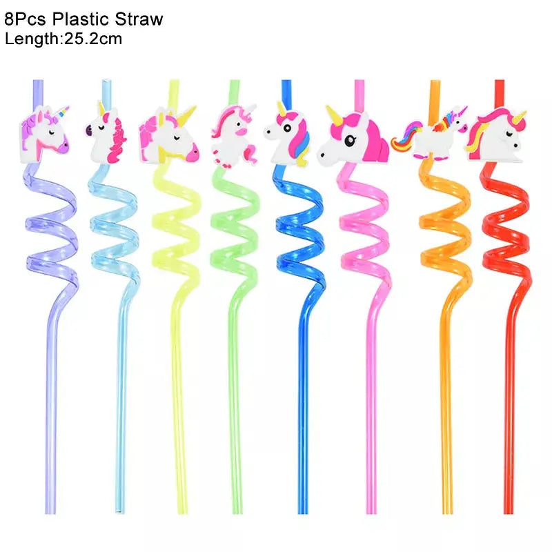 Rainbow Unicorn Balloon 32 inch Number Foil Balloons - Baby World