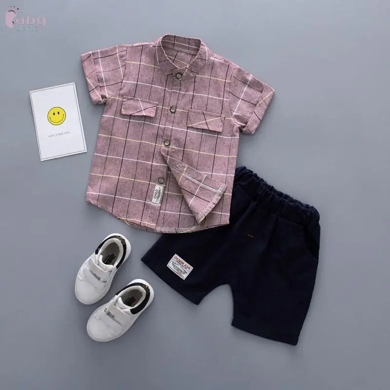 Shirt short sleeve suit Baby World