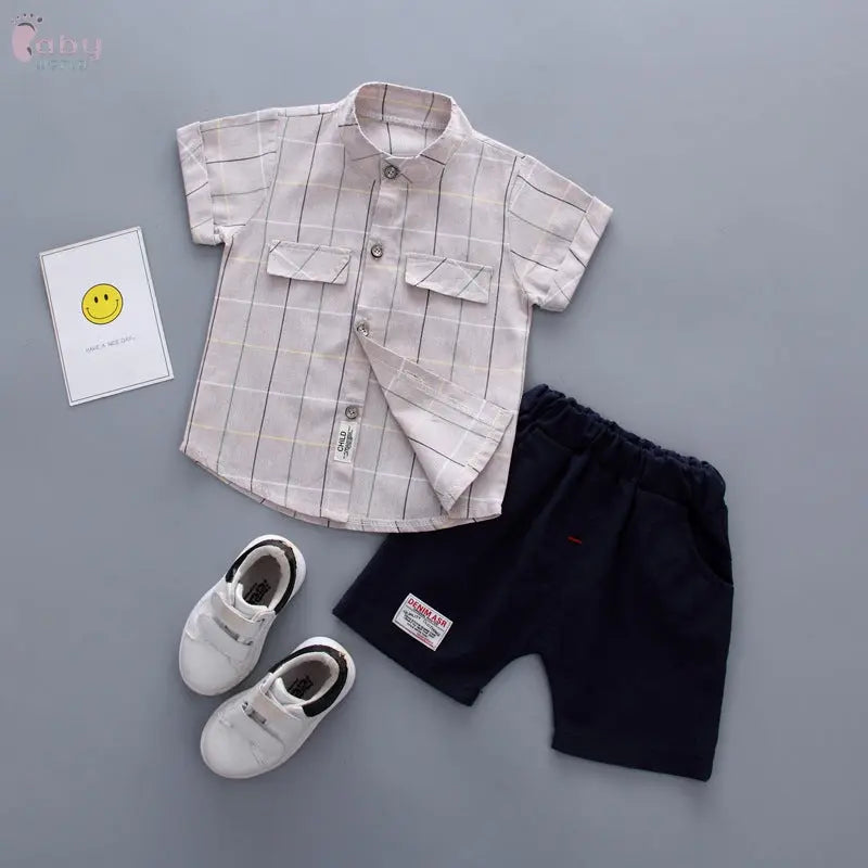 Shirt short sleeve suit Baby World