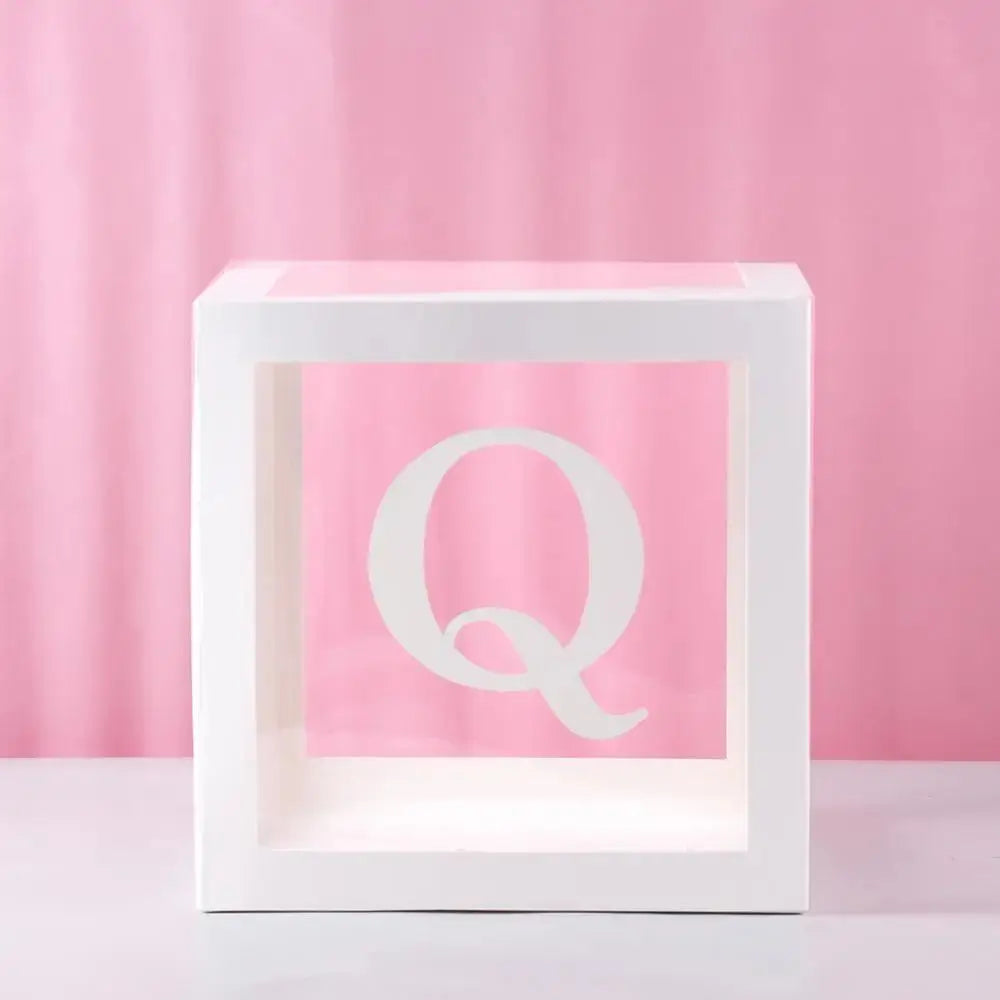 Transparent Baby Shower Balloon Box - Baby World