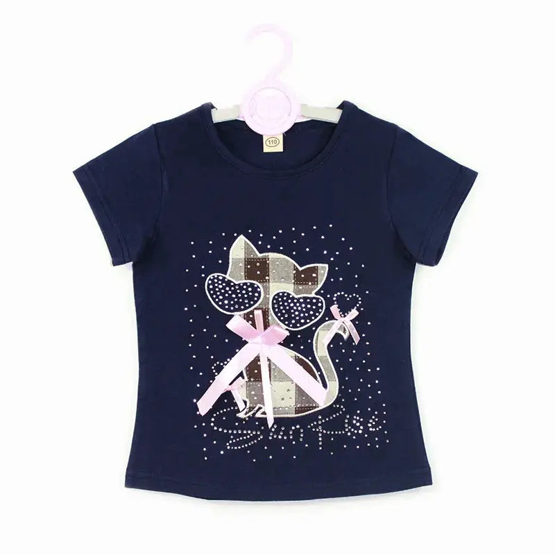 V-TREE Summer Baby Boys T Shirt Cartoon Car Print Cotton Tops Tees T Shirt For Boys Kids Children Outwear Clothes Tops 2-8 Year - Baby World