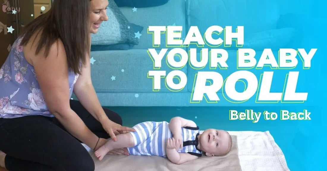 How to Teach Baby to Roll from Belly to Back